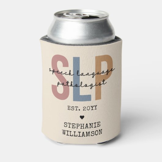 Aangepaste SLP-spraakpatholoog Speech Therapist Blikjeskoeler (Blikje Achterkant)