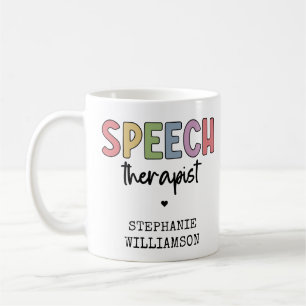 Aangepaste SLP-spraakpatholoog Speech Therapist Koffiemok