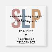 Aangepaste SLP-spraakpatholoog Speech Therapist Magneet (Voorkant)