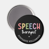 Aangepaste SLP-spraakpatholoog Speech Therapist Magneet (Voorkant / Achterkant)