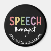 Aangepaste SLP-spraakpatholoog Speech Therapist Magneet (Voorkant)