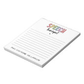 Aangepaste SLP-spraakpatholoog Speech Therapist Notitieblok (Linkerzijde)