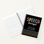 Aangepaste SLP-spraakpatholoog Speech Therapist Notitieboek (Binnen)