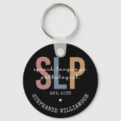 Aangepaste SLP-spraakpatholoog Speech Therapist Sleutelhanger (Voorkant)