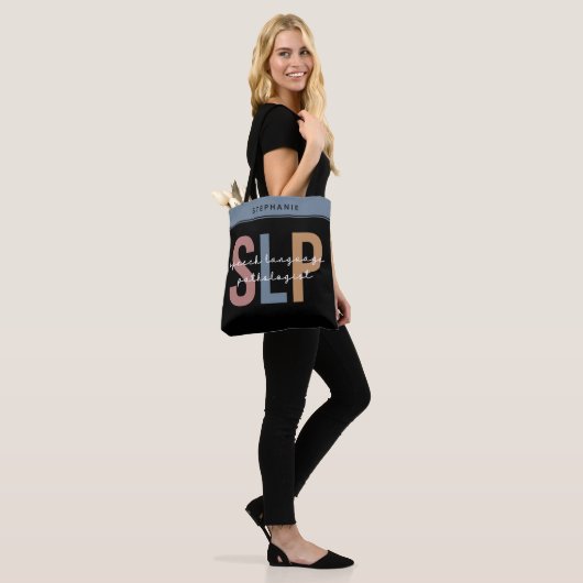 Aangepaste SLP-spraakpatholoog Speech Therapist Tote Bag (Op model)