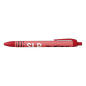 Aangepaste SLP-spraakpatholoog Speech Therapist Zwarte Inkt Pen (Bovenkant)