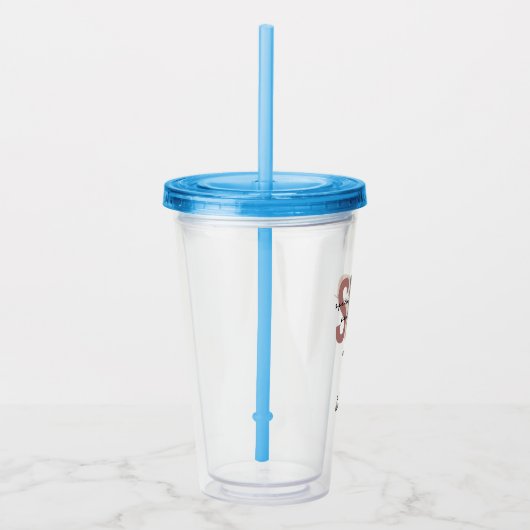 Aangepaste SLP-taaldocent Acryl Drinkbeker (Rechts)