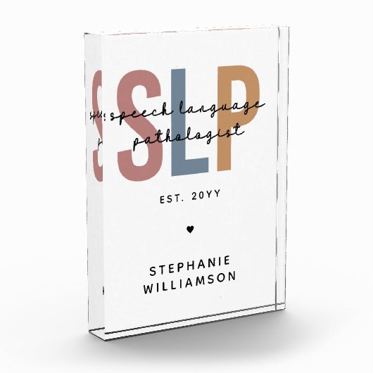 Aangepaste SLP-taaldocent Fotoblokken (Links)