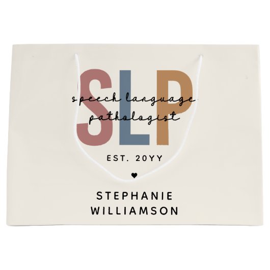 Aangepaste SLP-taaldocent Groot Cadeauzakje (Voorkant)