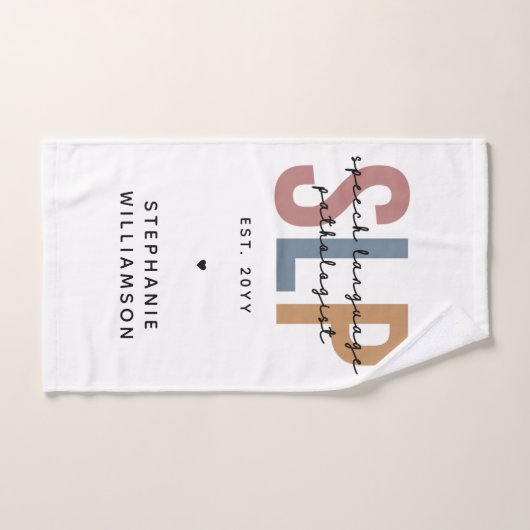 Aangepaste SLP-taaldocent Handdoek (Handdoek)