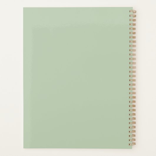 Aangepaste SLP-taaldocent Planner (Achterkant)