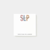 Aangepaste SLP-taaldocent Post-it® Notes (Voorkant)