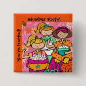 Aangepaste Slumber Party Button (Voorkant)