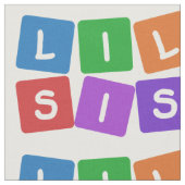 Aangepaste Small Sis fabric Stof (Close Up)