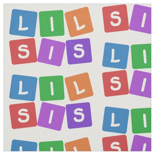 Aangepaste Small Sis fabric Stof (Swatch)