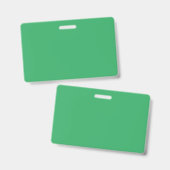 Aangepaste smaragdgroene knopspeld badge (Voor- en achterkant)
