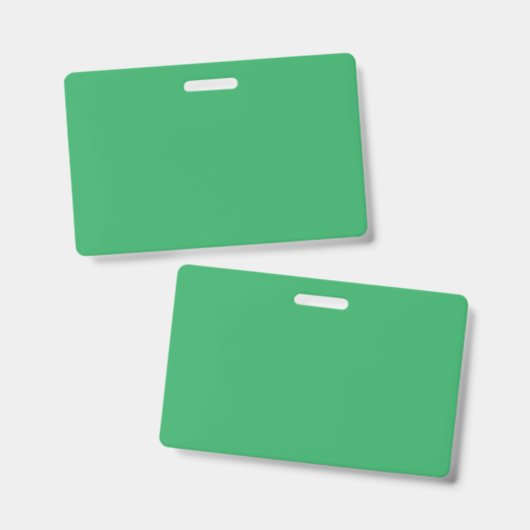 Aangepaste smaragdgroene knopspeld badge (Voor- en achterkant)