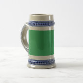 Aangepaste smaragdgroene knopspeld bierpul (Voorkant links)