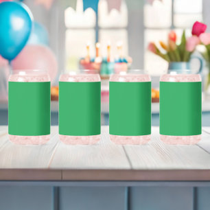 Aangepaste smaragdgroene knopspeld blikvorm glas