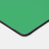 Aangepaste smaragdgroene knopspeld bureaumat (Hoek)