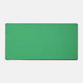 Aangepaste smaragdgroene knopspeld bureaumat (Voorkant)
