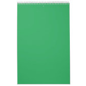 Aangepaste smaragdgroene knopspeld kalender (Hoes)