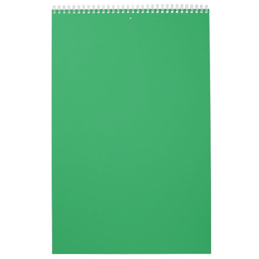 Aangepaste smaragdgroene knopspeld kalender (Hoes)