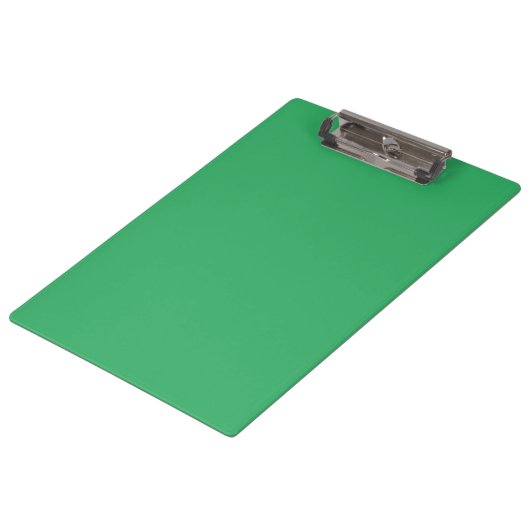 Aangepaste smaragdgroene knopspeld klembord (Gekanteld)