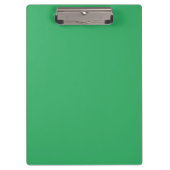 Aangepaste smaragdgroene knopspeld klembord (Voorkant)