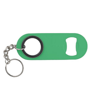 Aangepaste smaragdgroene knopspeld mini flessenopener