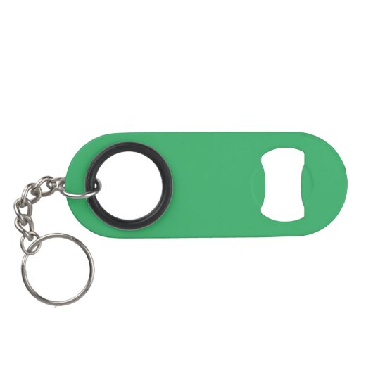 Aangepaste smaragdgroene knopspeld mini flessenopener (Achterkant Horizontaal)