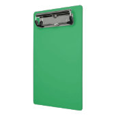 Aangepaste smaragdgroene knopspeld mini klembord (Angled2)