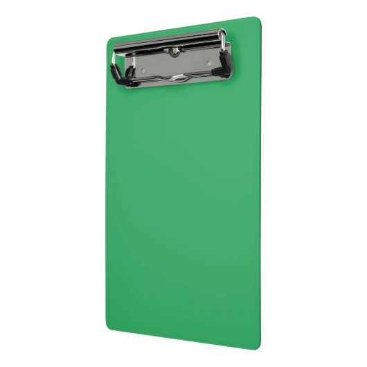 Aangepaste smaragdgroene knopspeld mini klembord (Angled2)