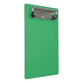 Aangepaste smaragdgroene knopspeld mini klembord (Schuin)