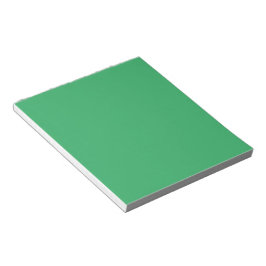 Aangepaste smaragdgroene knopspeld notitieblok