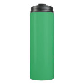 Aangepaste smaragdgroene knopspeld thermosbeker (Voorkant)
