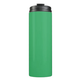 Aangepaste smaragdgroene knopspeld thermosbeker