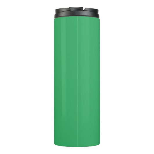 Aangepaste smaragdgroene knopspeld thermosbeker (Achterkant)