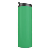 Aangepaste smaragdgroene knopspeld thermosbeker (Geroteerd rechts)