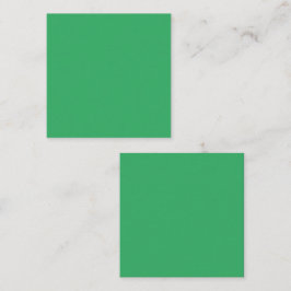 Aangepaste smaragdgroene knopspeld vierkante visitekaartje