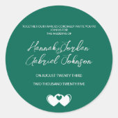 Aangepaste smaragdgroene sticker maken (Voorkant)