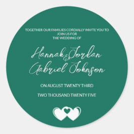 Aangepaste smaragdgroene sticker maken