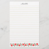 Aangepaste  smeekbedekking en goudmakerij briefpapier (Voorkant)