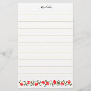 Aangepaste smeekbedekking en goudmakerij briefpapier