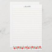 Aangepaste smeekbedekking en goudmakerij briefpapier (Voorkant / Achterkant)