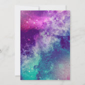 Aangepaste Smokey Galaxy repetitie diner Kaart (Achterkant)