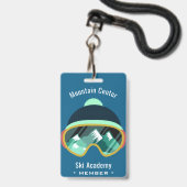 Aangepaste SMS Ski Mask badges (Front with Lanyard)