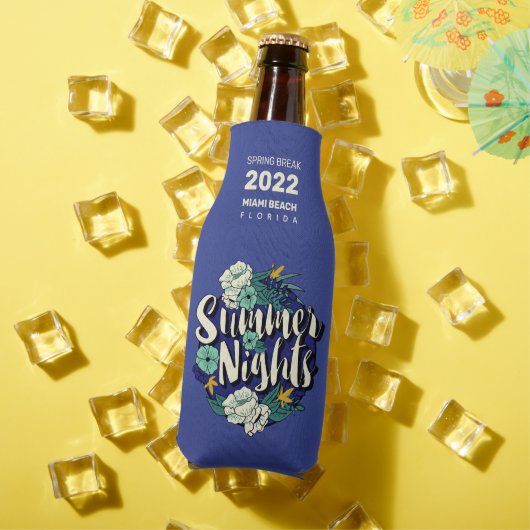 Aangepaste SMS-zomernacht Flesjeskoeler (Insitu Zomer)