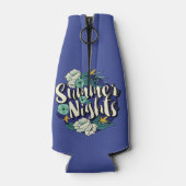 Aangepaste SMS-zomernacht Flesjeskoeler (Achterkant)