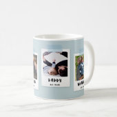 Aangepaste Snapshot Style Vaderdag Opa Gift Koffiemok (Voorkant rechts)